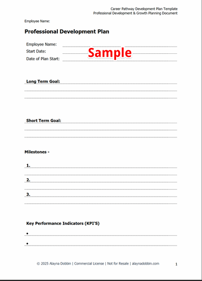 Career Pathway Conversations Template